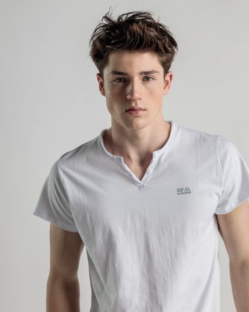 WHITE MEN'S T-SHIRT 1D25SS4033SS0106