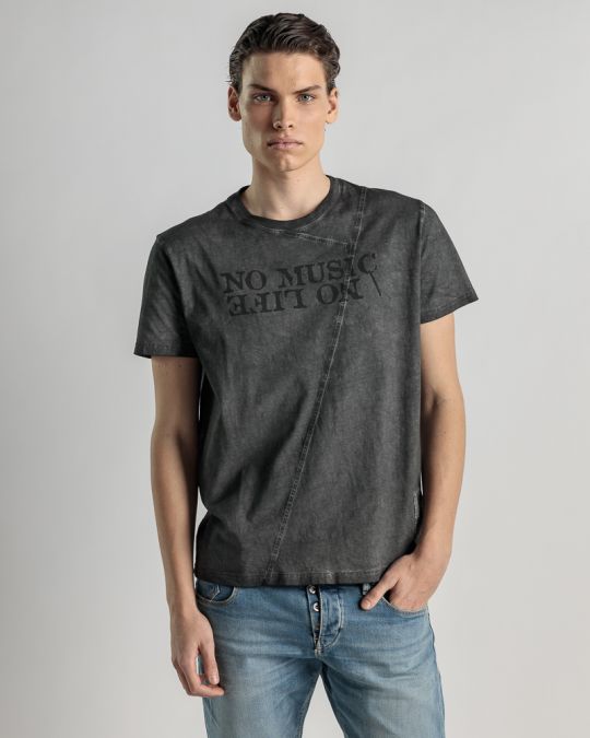 GREY MEN'S T-SHIRT 1D25SS4043SS0123