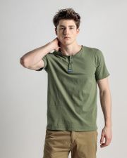 KHAKI MEN'S T-SHIRT