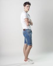 INDIGO MEN'S JEANS SHORTS - FRANK SHORTS 25204