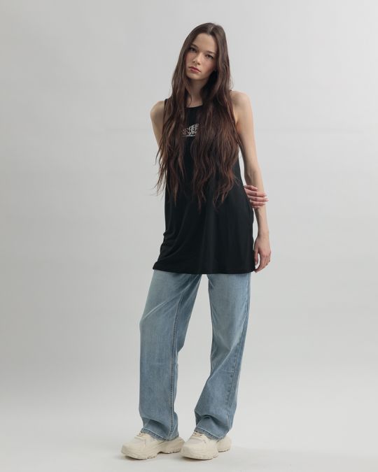 BLACK WOMEN'S TOP 2D25SS4512SL3805