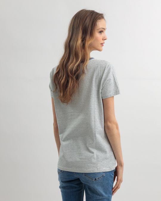 WHITE WOMEN'S T-SHIRT 2D25SS4567SS0105