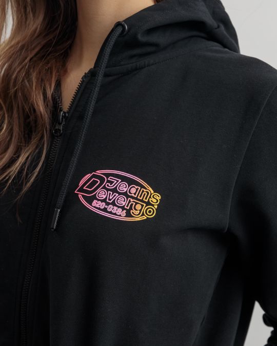 BLACK WOMEN'S PULLOVER 2D25SS4586KA0705