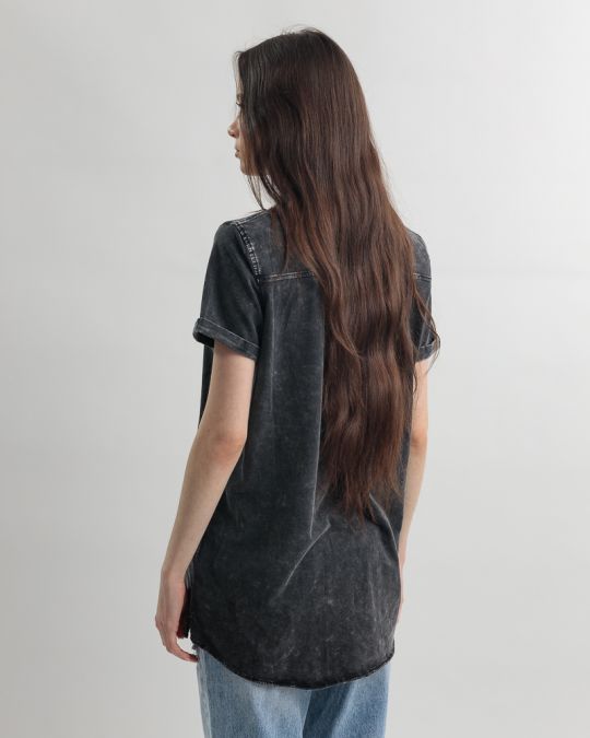 GREY WOMEN'S SHIRT 2D25SS5501SS0224