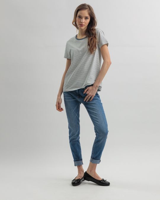 WHITE WOMEN'S T-SHIRT 2D25SS4567SS0105