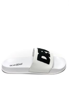 WHITE WOMEN'S SLIDES - CARAVELLA FROTTY DE25SS2508PU RE