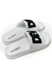 WHITE WOMEN'S SLIDES - CARAVELLA FROTTY