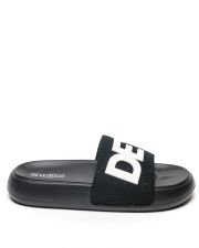 BLACK WOMEN'S SLIDES - MOLLY