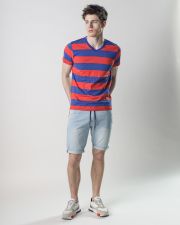 BLUE MEN'S T-SHIRT