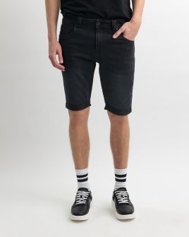 BLACK MEN'S JOGJEANS SHORTS 1D25SS1131MP7150