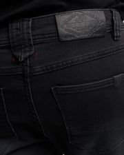 BLACK MEN'S JOGJEANS SHORTS