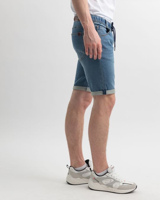 BLUE MEN'S JOGJEANS SHORTS 1D25SS1135MP7164