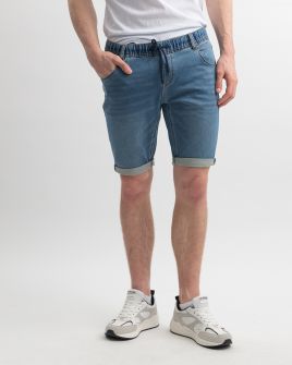 BLUE MEN'S JOGJEANS SHORTS 1D25SS1135MP7164
