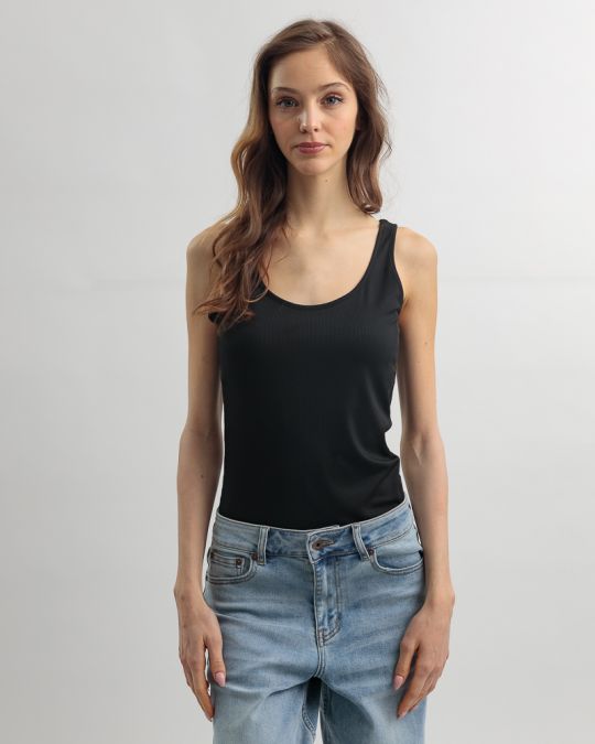 BLACK WOMEN'S TOP 2D25SS4504SL3305