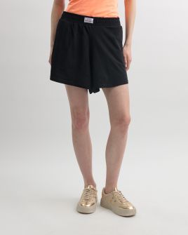 BLACK WOMEN'S SHORTS 2D25SS1551SP0224