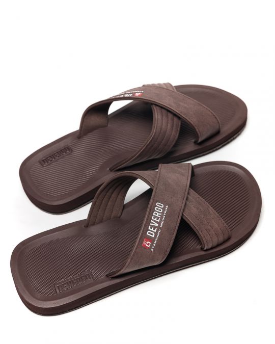 BROWN MEN'S SLIDES - DANNY DE25SS2013EV RE