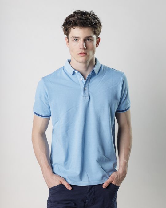 BLUE MEN'S T-SHIRT 1D25SS4011SS2405