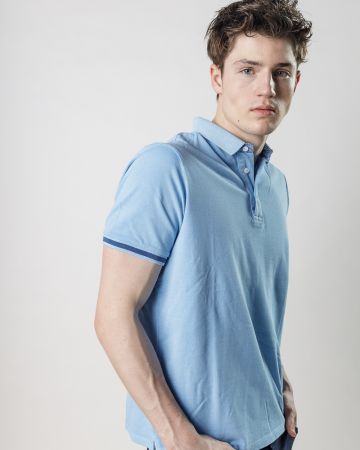 BLUE MEN'S T-SHIRT 1D25SS4011SS2405