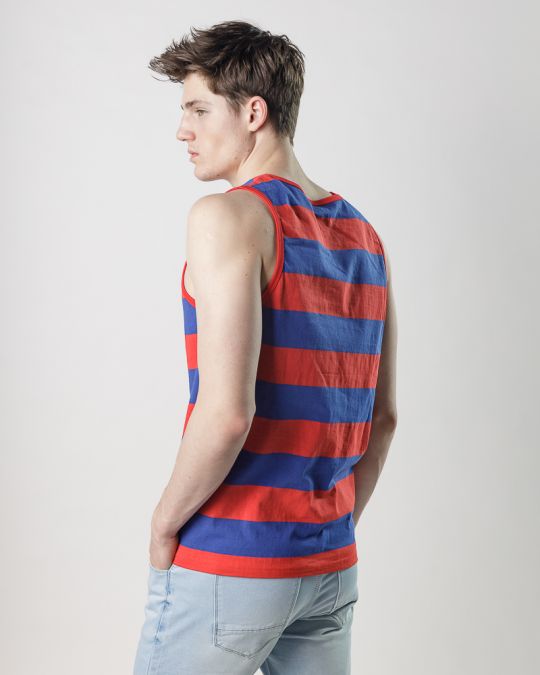 BLUE MEN'S SINGLET 1D25SS4017SL0105