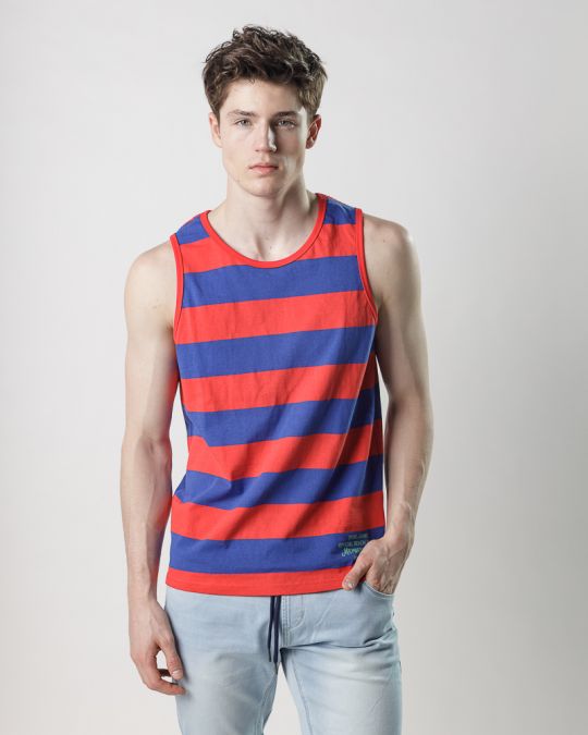 BLUE MEN'S SINGLET 1D25SS4017SL0105