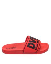 RED MEN'S SLIDES - BEACH
