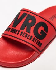 RED MEN'S SLIDES - BEACH