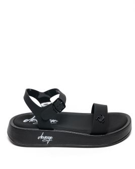 BLACK WOMEN'S SANDALS - SIMONETTA DE25SS4500PV SY