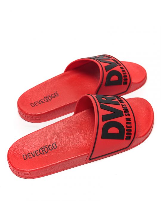 RED MEN'S SLIDES - BEACH DE25SS2018TP SY
