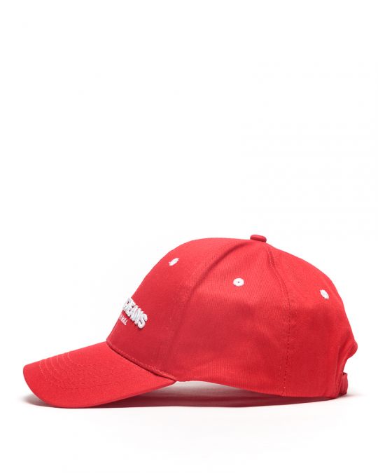 RED MEN'S BASEBALL CAP 1D25SS8006BC6100