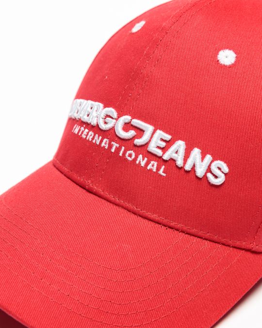 RED MEN'S BASEBALL CAP 1D25SS8006BC6100