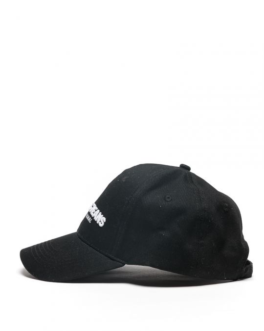 BLACK MEN'S BASEBALL CAP 1D25SS8006BC6100