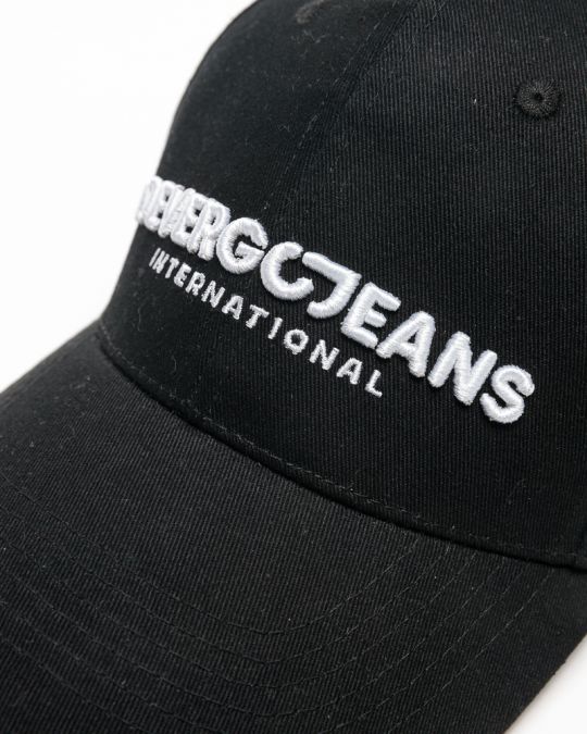 BLACK MEN'S BASEBALL CAP 1D25SS8006BC6100