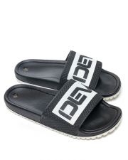 BLACK MEN'S SLIDES - ALFIE