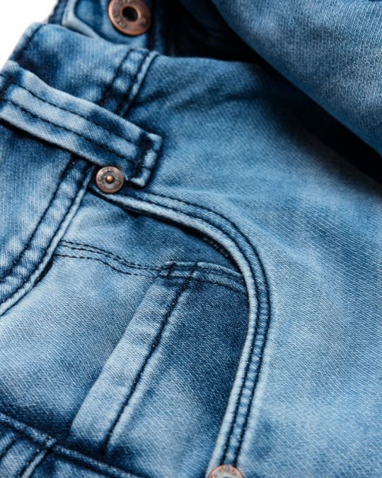 BLUE MEN'S JOGJEANS SHORTS 1D25SS1132MP7164