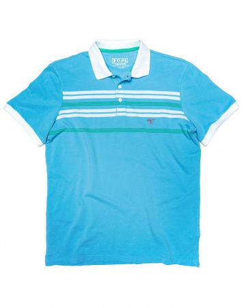 BLUE MEN'S T-SHIRT 1D25SS4018SS2405