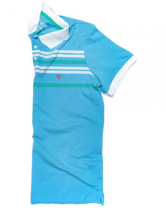 BLUE MEN'S T-SHIRT 1D25SS4018SS2405