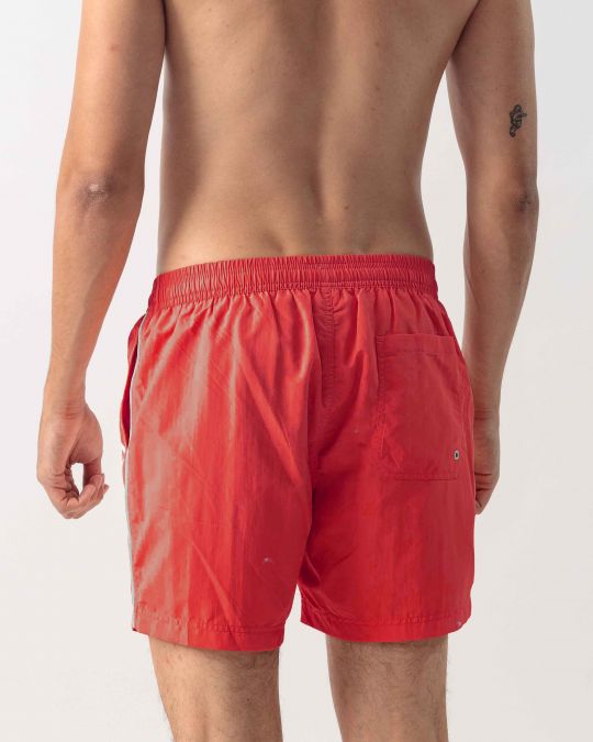 RED MEN'S BEACH SHORTS 1D25SS1053SP6000