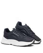 BLACK MEN'S SNEAKERS - VALLE