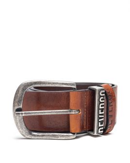 BROWN MEN'S LEATHER BELT 1D25FW8095BL2100