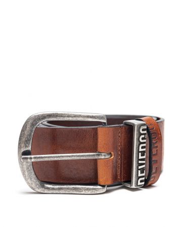 BROWN MEN'S LEATHER BELT 1D25FW8095BL2100