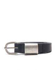 BLACK WOMEN'S LEATHER BELT