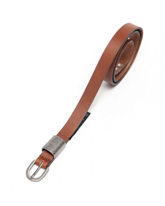 BROWN WOMEN'S LEATHER BELT 2D25FW8582BL2100