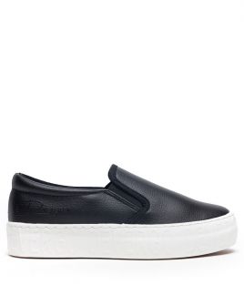 BLACK WOMEN'S SLIP-ON - HELIA PU DE25FW3515PU KD