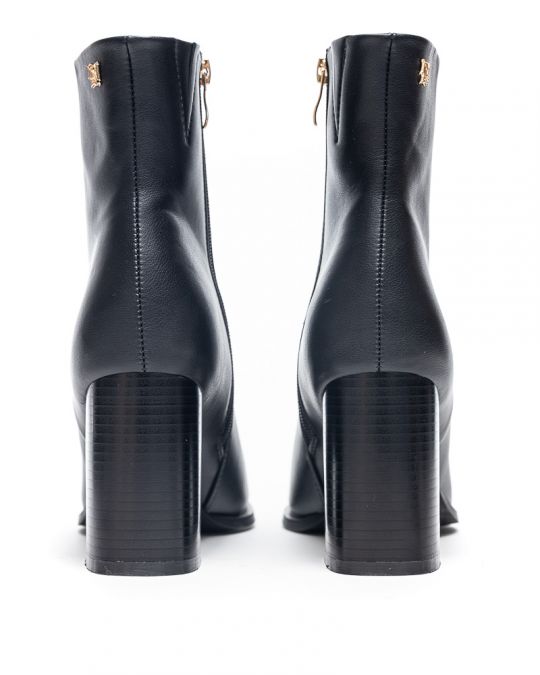 BLACK WOMEN'S HIGH HEELED BOOTS - AMY DE25FW6511PU SH