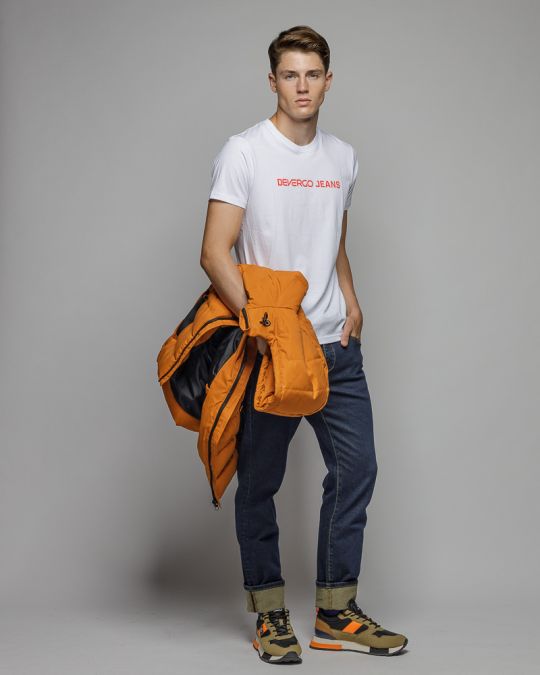 WHITE MEN'S SHORT SLEEVE T-SHIRT 1D25FW4027SS0105