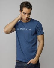 BLUE MEN'S SHORT SLEEVE T-SHIRT