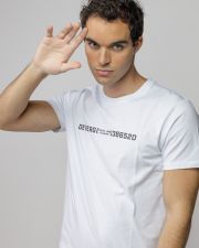 WHITE MEN'S SHORT SLEEVE T-SHIRT