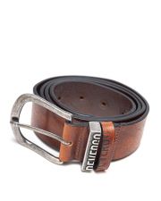 BROWN MEN'S LEATHER BELT