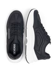 BLACK MEN'S SNEAKERS - VALLE