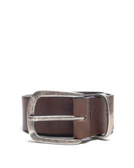 BROWN MEN'S LEATHER BELT 1D25FW8094BL2100